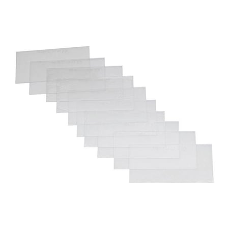 Walter Surface Technologies Universal 2x4 weld helmet cover plate 10pk 03-OP-10